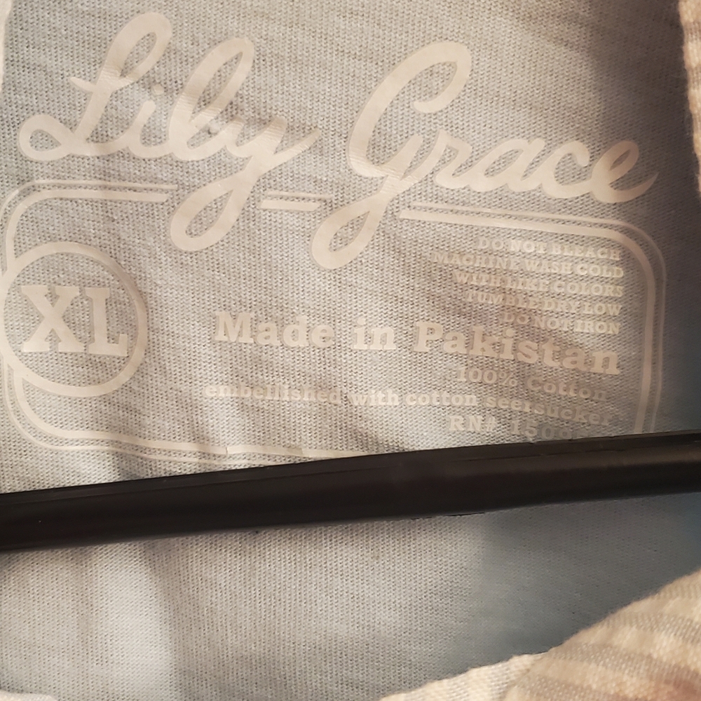 Junior Hoodie Tee In Chambray By Lily Grace View 5